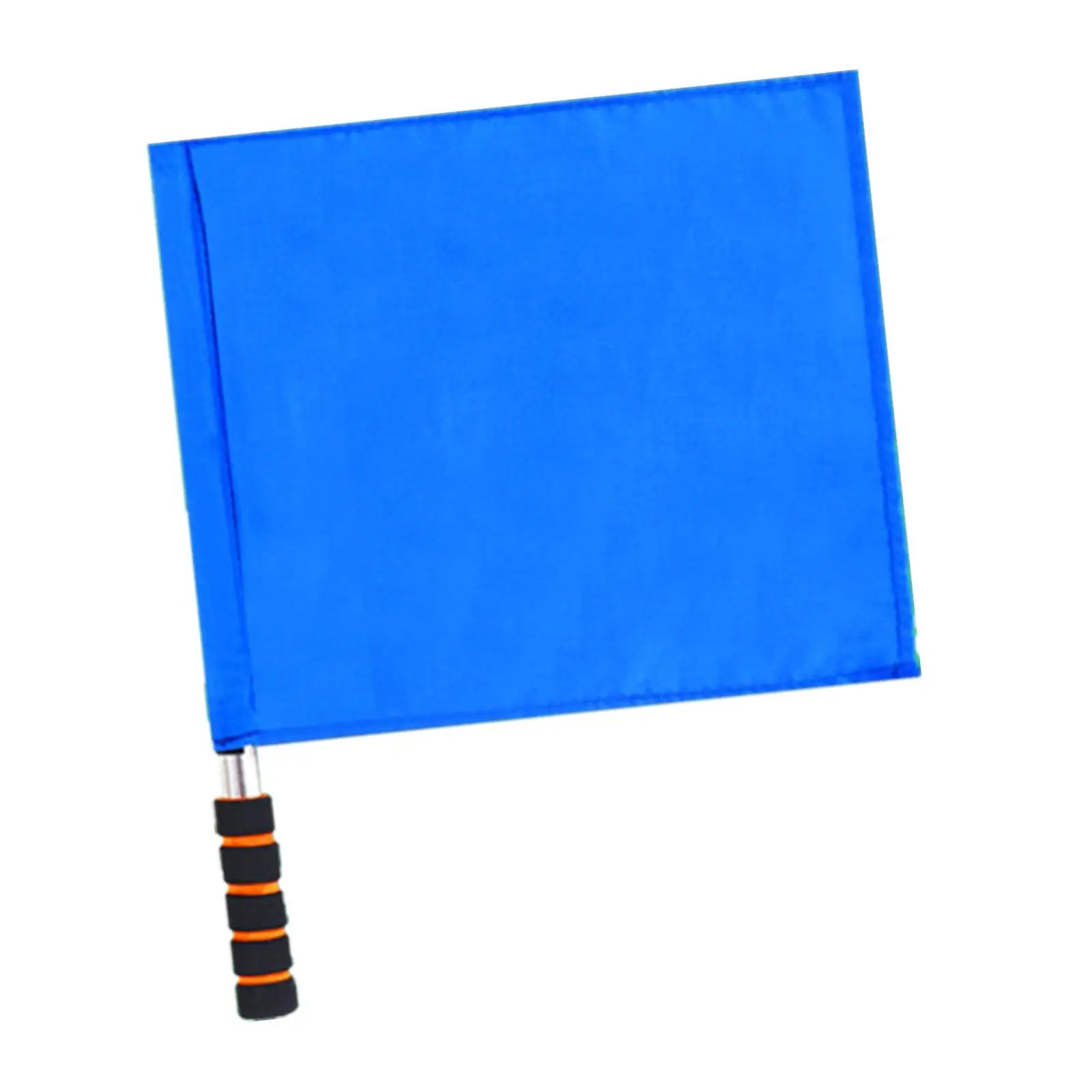 Bandera de árbitro Bandera azul Bandera de mano para entrenamiento de hockey Juegos de campus de tráfico