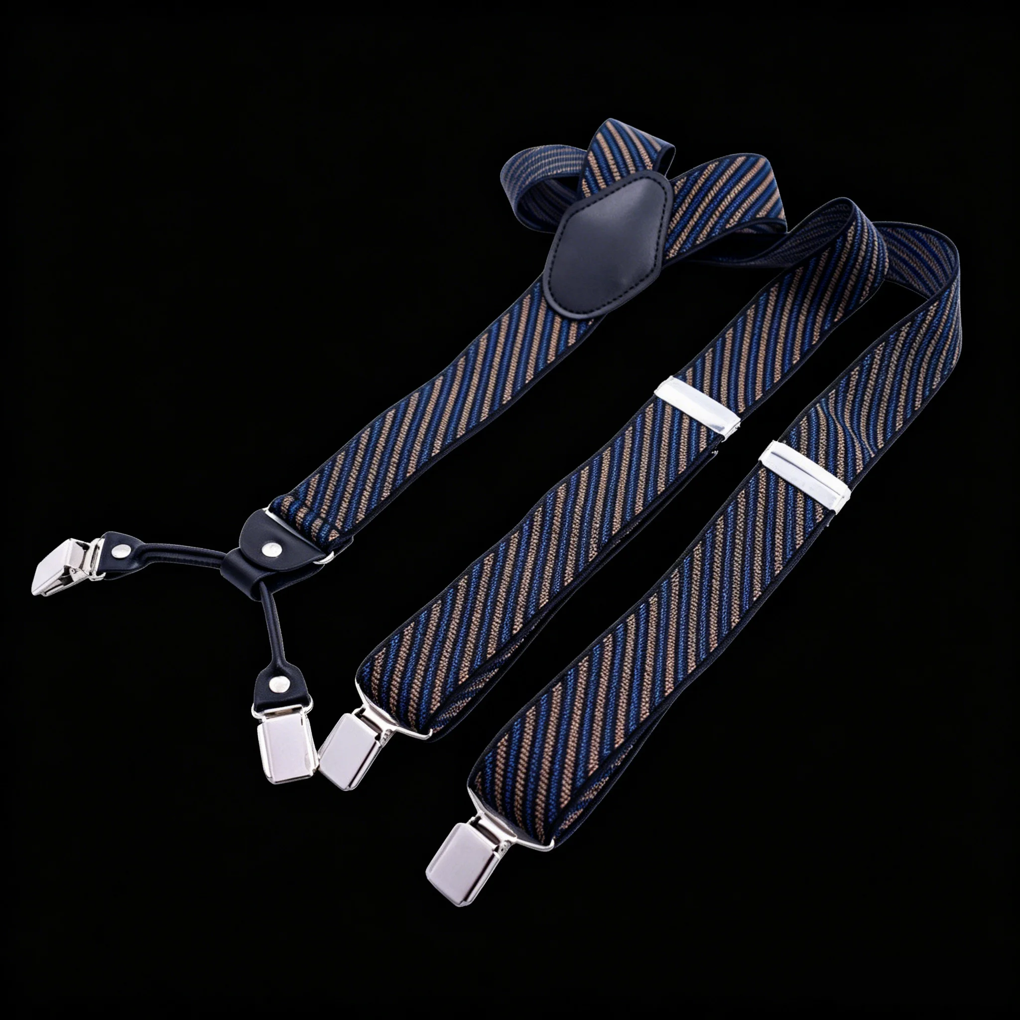 fashion-man's-suspenders-braces-black-leather-adjustable-belt-strap-trousers-suspensorio-father-gifts-ligas-y-style-4-clips