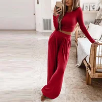 Autumn Winter Sleepwear Pajamas for Women Long Sleeve Top + Long Pants Casual Tracksuit Pijama Women's Home Clothes Pajama Sets - Image 4