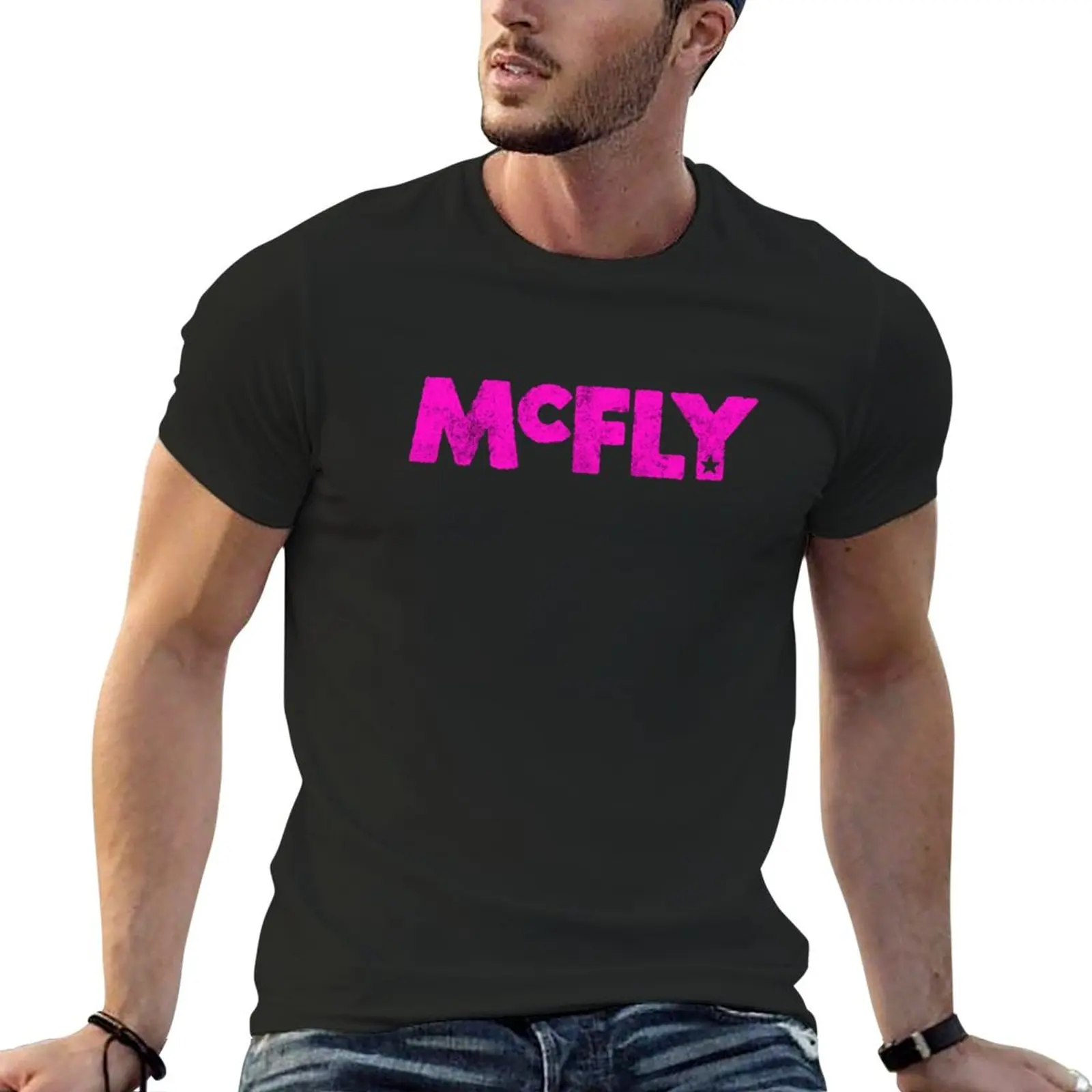 New MCFLY VINTAGE T-Shirt boys animal print shirt sublime t shirt korean fashion t shirts men