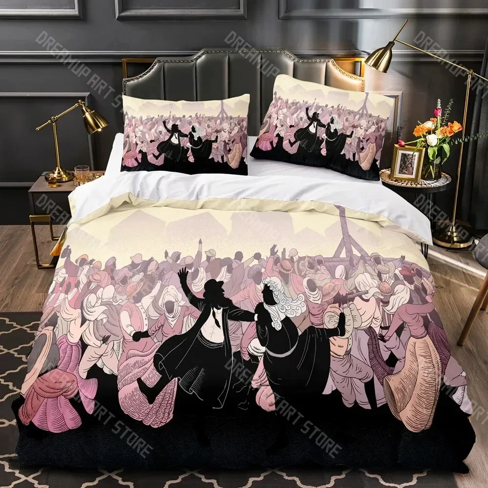 2026 Black Fairy Bedding Set Single Twin Full Queen King Size Sleep Story Bed Set Aldult Kid Bedroom Duvetcover Sets