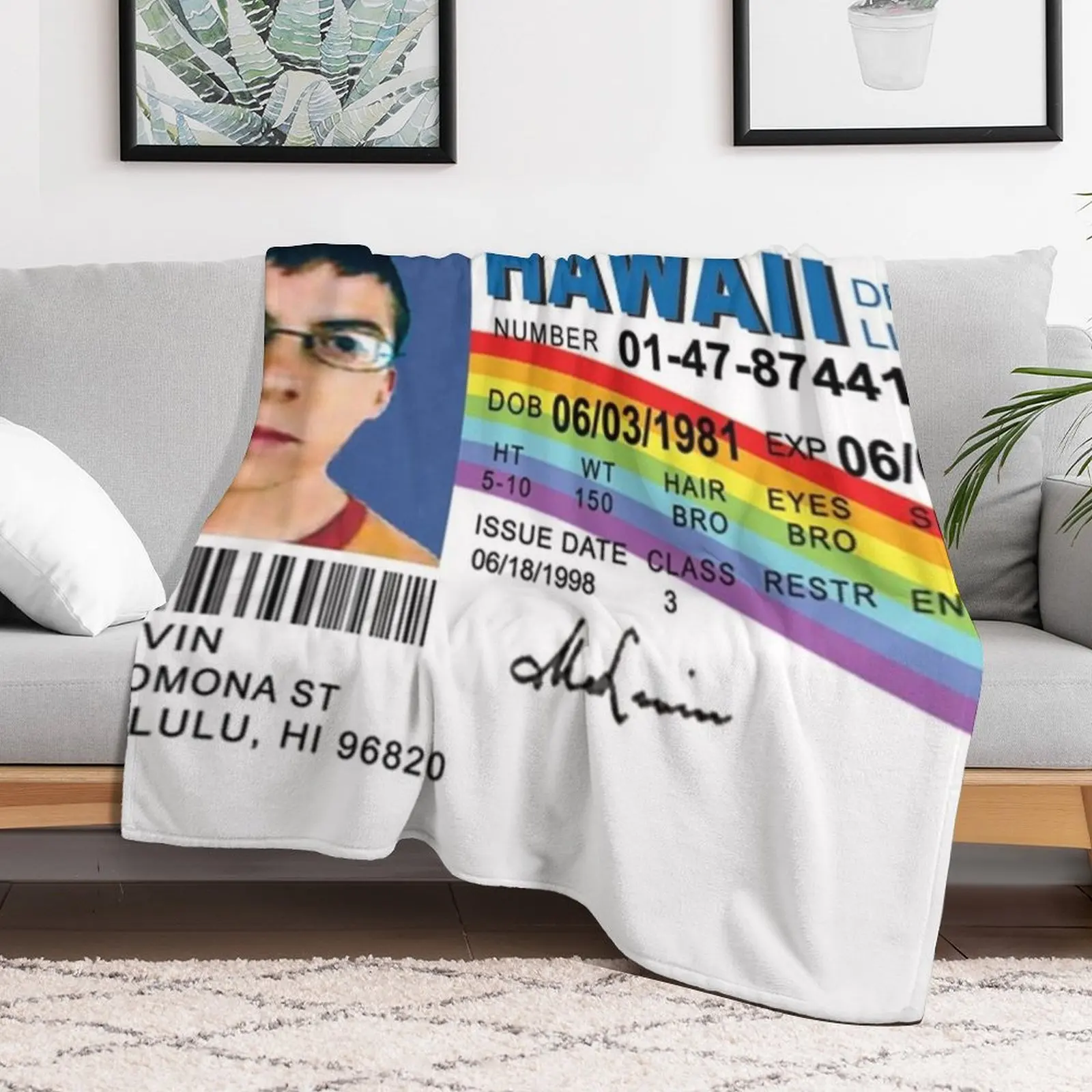 mclovin Throw Blanket Beautifuls For Decorative Sofa Blankets