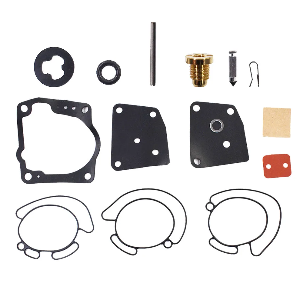 6x Kits de carburador para Johnson Evinrude V4, V6 (90-175 HP) 18-7247 436852 438996