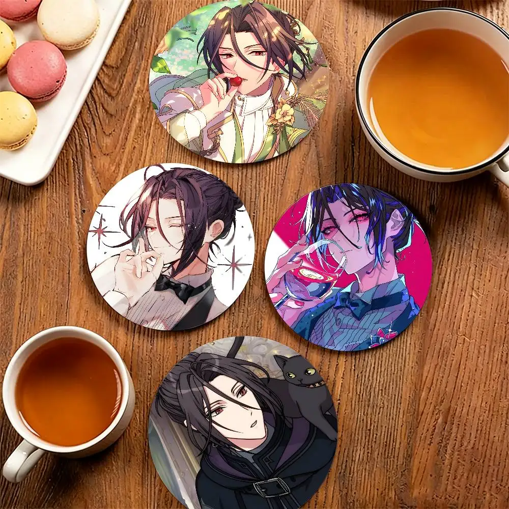 s-shylock Promise of Wizard Heat-Resistant Pine Coasters Lightweight Sturdy for All Drinkware Easy to Clean