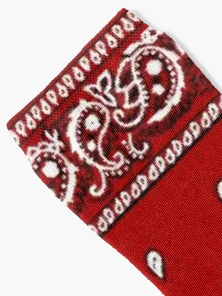 Red bandana Socks cute sports and leisure halloween Men Socks Women's