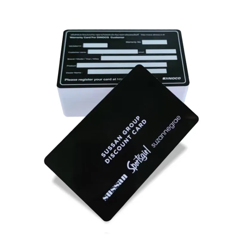 

Wholesale Customized Printing Production RFID Smart Business Warranty Card With NFC Chip