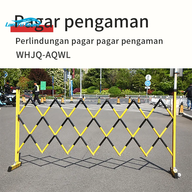 Professional making mobile insulated retractable fence extendable barrier safety 