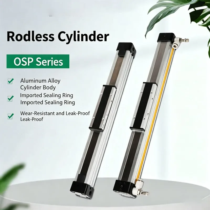 Mechanically Jointed Double Acting Rodless High Thrust OSP-25 OSP Pneumatic Air Cylinder Bore 25/32/40mm