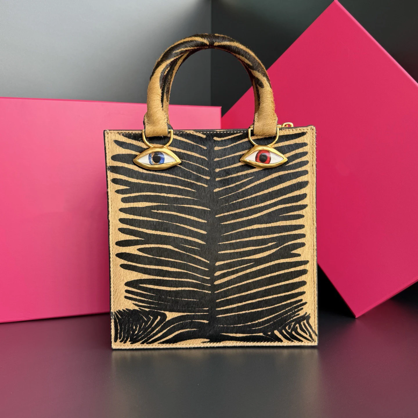 Fashion Designer Facial Art Eye Luxury Set Earrings Hand Bag For Women Top Quality Party Banquet Brand Jewelry Trend