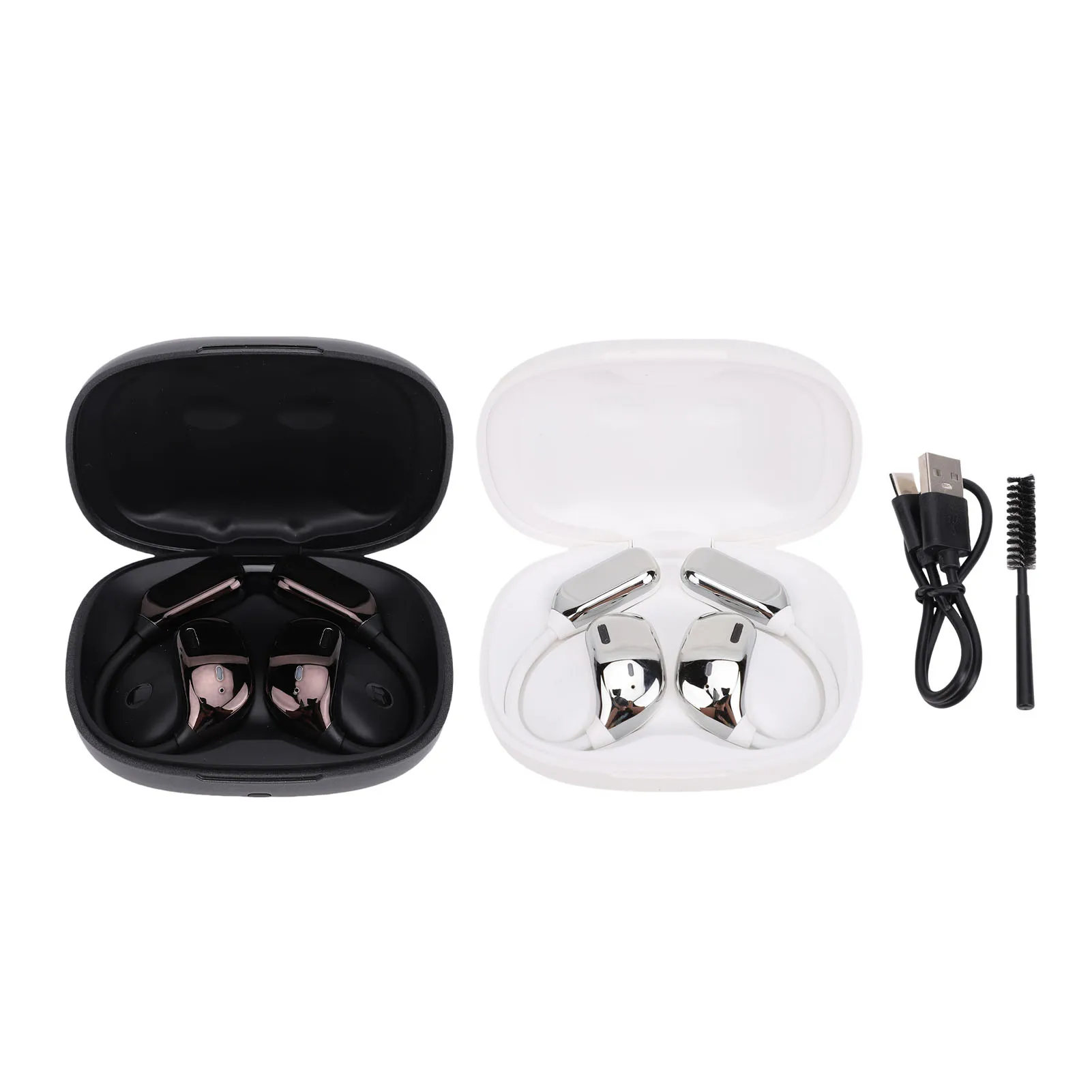 หูฟังแปลภาษา AI แบบเรียลไทม์ รองรับ 133 ภาษา แปลภาษาไร้สายด้วยบลูทูธ 5.4 อุปกรณ์แปลภาษาสำหรับการเดินทาง