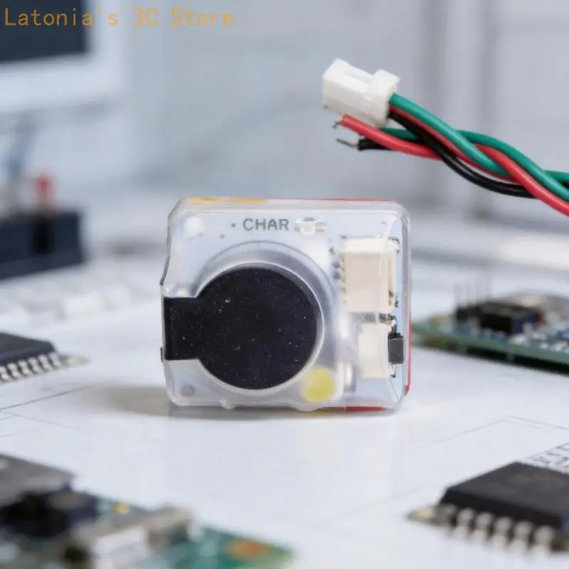 Finder Buzzer with LED Locator Light, 3 Wire Flight Controller Alert Module for FPV Recovery and Low Light Search X3UB