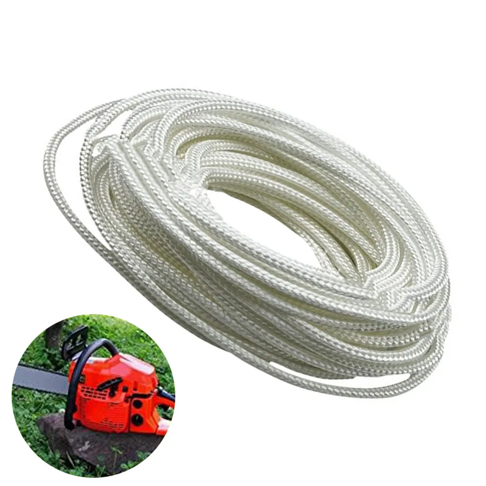 10 Meter Rückstoß-Startseil 3/3,5/4/4,5/5/6mm Rückstoß-Zugseil für Kettensägen-Motorstarter Rasenmäher-Zubehör