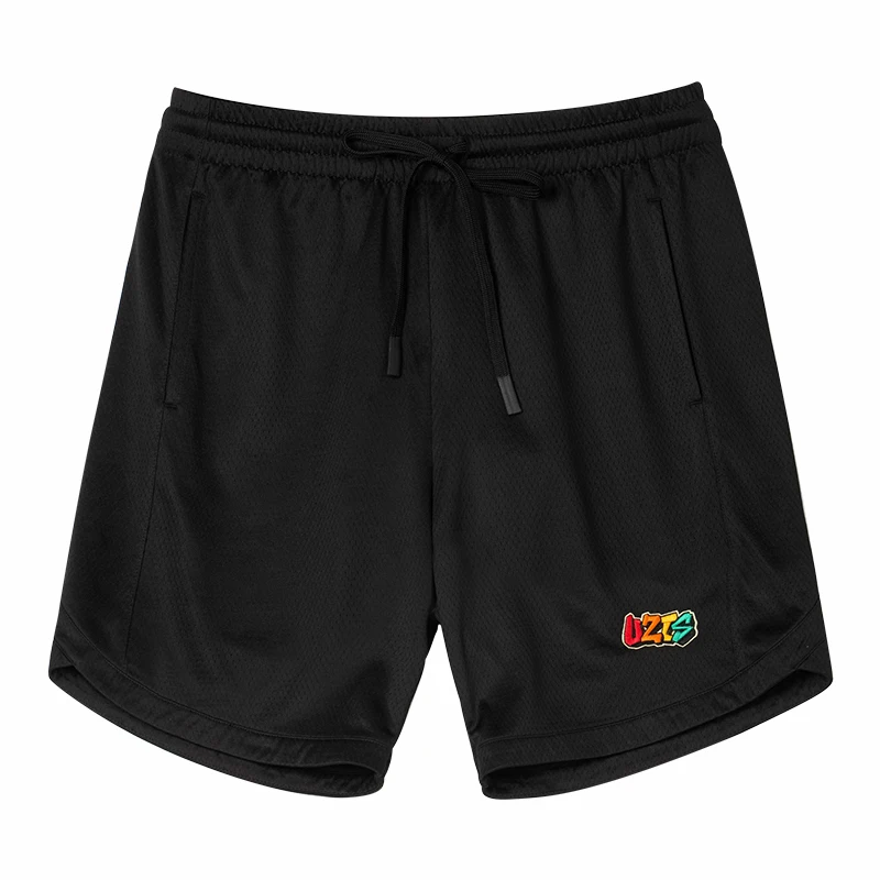 

UZIS American Underknee Basketball Shorts for Men's Sports Training Summer Quarters [Doodle]