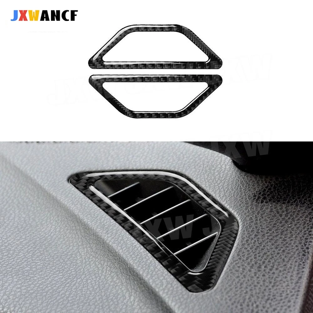 

JXWANCF Carbon Fiber Car Dashboard Side AC Outlet Air Vent Trim Frame Cover Stickers For Toyota GT86 FT86 ZN6 Subaru BRZ 13-20