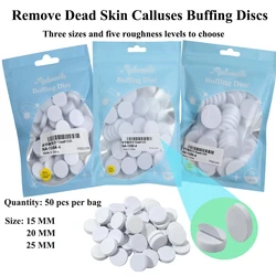 Professional Nail Dead Skin Buffing Disc Nail Polishing Disc Self-Adhesive Replaceable Sandpaper Polishing Disc Tools