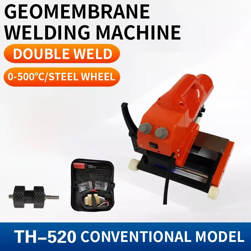 Bild 6: Geomembran-Schweißgerät, wasserdichte Membran-Heißkeilschweißgerät, 220 V, Geomembran-Schweißgerät, 0,5–5 m/min, automatische Kunststoffschweißung