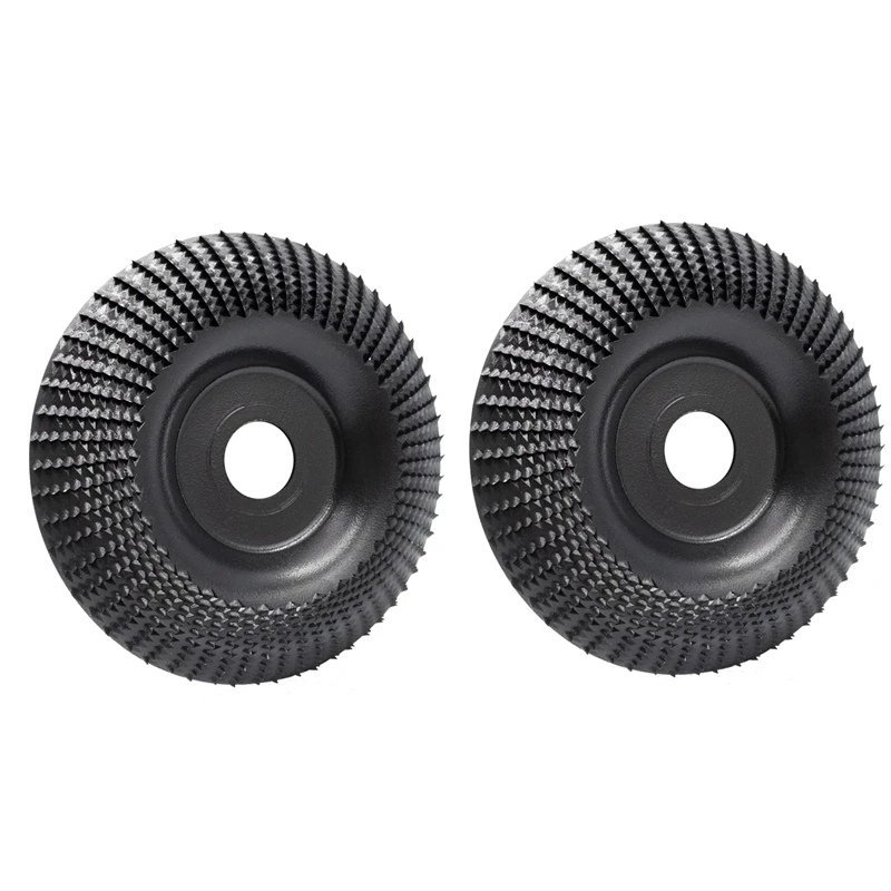 

2 Pack Wood Grinding Disc Grinder Wheel Disc For Angle Grinder 125 Mm Wood Carving Disc, Chainsaw Disc