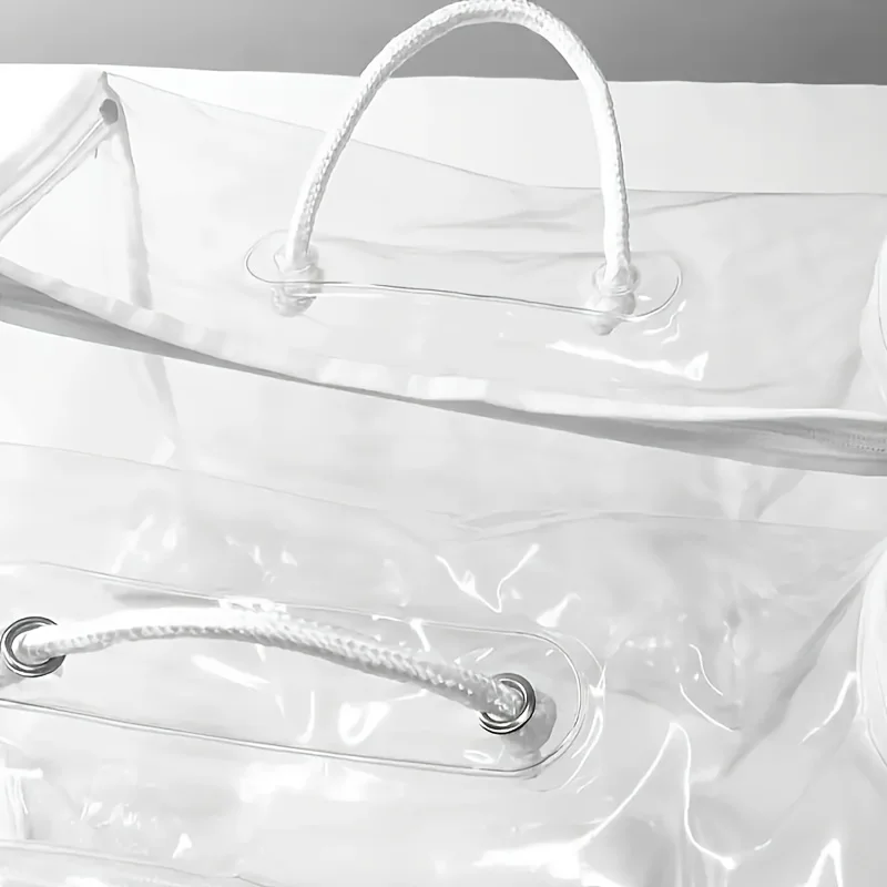 1/2pcs PVC transparent bag PVC home textile household four-piece bag PVC storage bag transparent curtain bag