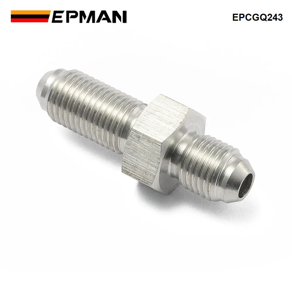 EPMAN uniwersalna stal nierdzewna-3 od 3 do 3, męski prosty Adapter grodziowy wąż paliwowy montażu EPCGQ243 — zdjęcie 6