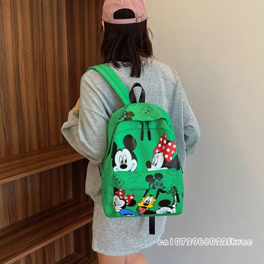 

Sanrio Mickey New Women's Backpack Fashionable High Quality Men's Backpack Cartoon Casual Large Capacity Student Backpack