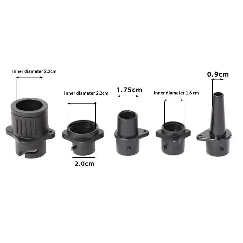 Air Valve Adaptor Kit Multi-Purpose Universal Inflation Adapter for SUP Board Kayak Paddle Boat Surfing Travel