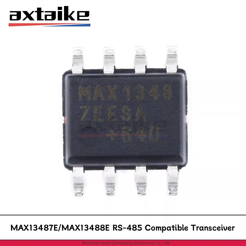 

5PCS MAX13487EESA+T MAX13488EESA+T SOP-8 MAX13487/13488E Half-Duplex RS-485 Compatible Transceiver with AutoDirection Control IC
