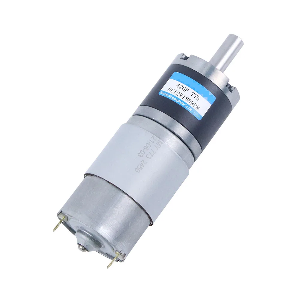 MY42GP-775 Carbon Brush for Automation Equipment 12V 45W 24V 50W DC Planetary Gear Motor 42MM Adjustable Speed CW CCW