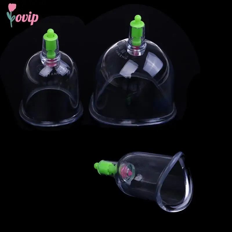 Novo 3 Copos Chinês Médico Vácuo Latas Cupping Cup Celulite Ventosa Terapia Voltar Corpo Anti-celulite Massagem Cupping Set