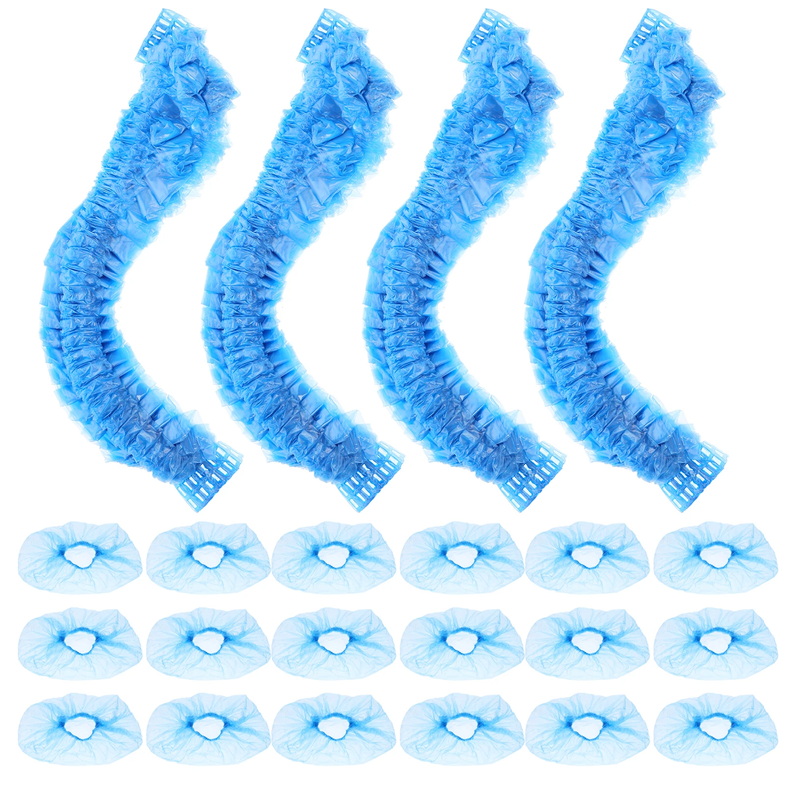 

300pcs Beauty Salon Wash Basin Liners Disposable Transparent Elastic Wrapping Bags For Face Foot Bath Thicken Durable Leakproof