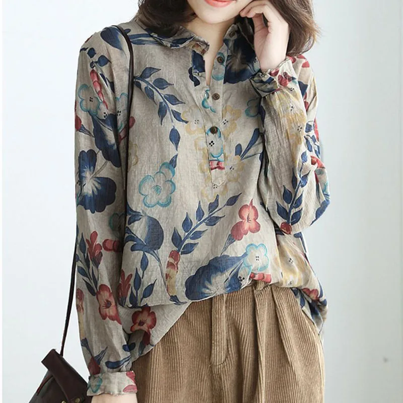 Thin Spring Elegant Fashion Classic All-match Vintage Pullovers for Women 2023 New Comfortable Loose Korean Top Chic T-Shirt