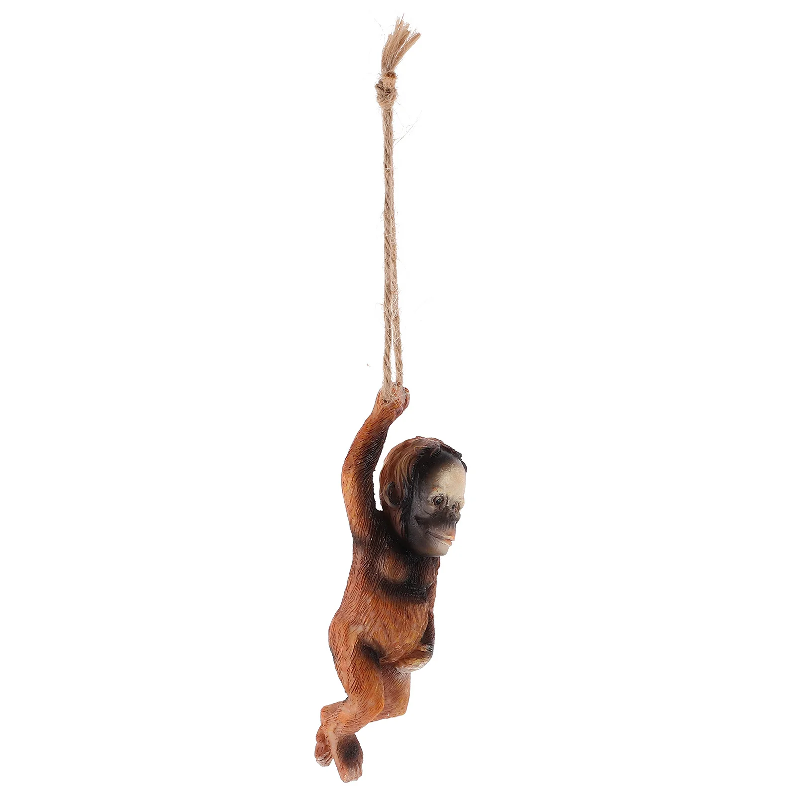 

Hanging Resin Monkey Decor Garden Yard Patio Ornament Compact Design for Front Back Yard Garden Scene Decoration Creative Monkey