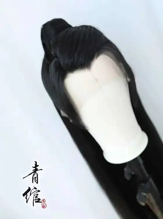 You Fei Xie Yun Anime Cosplay Wig Long Black Wigs Heat Resistant Headwear Role Play Prop Halloween Costume Hanfu Hand Hook - view 4
