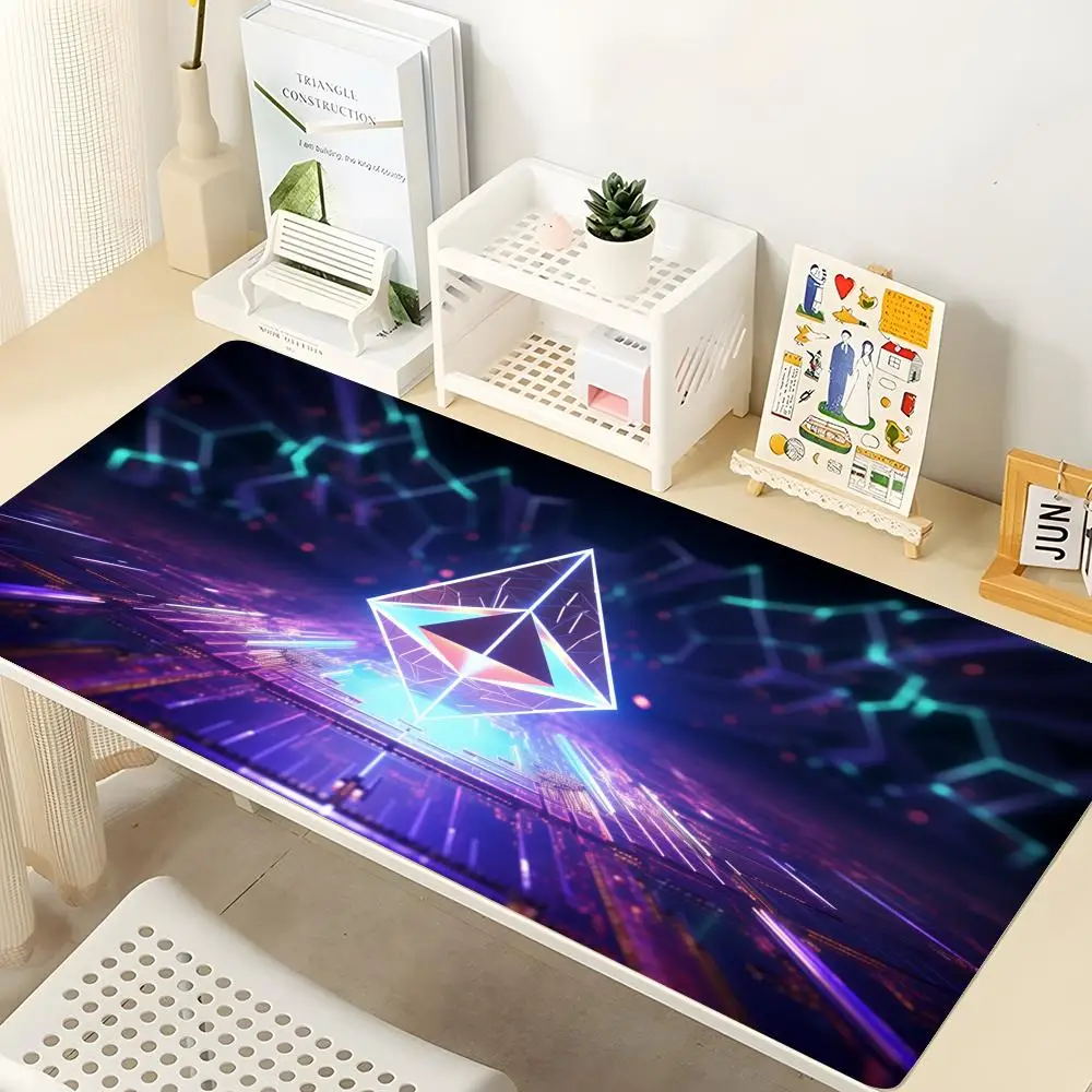 

Ethereum ETH Mouse Pad Gaming Mousepad Abstract Large 900x400x5mm MouseMat Gamer XXL Mause Carpet PC Desk