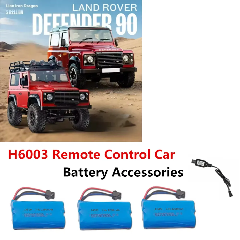 

H6003 Battery Accessories / 7.4v 1200mAh / Charging Cable / Suitable For: H6003 RC Car Spare
