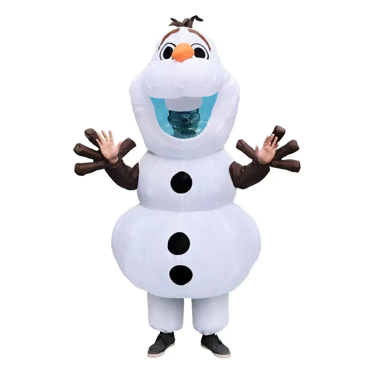 INS Cute Inflatable Snowbaby Cosplay Costume 2024 Christmas Halloween Event Street Props Funny Birthday Party Photography Gifts