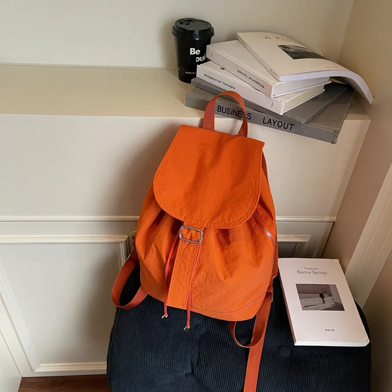 

Новый однотонный оксфордский рюкзак большой емкости, студенческие повседневные универсальные сумки для женщин, модные школьные сумки с швейными нитками