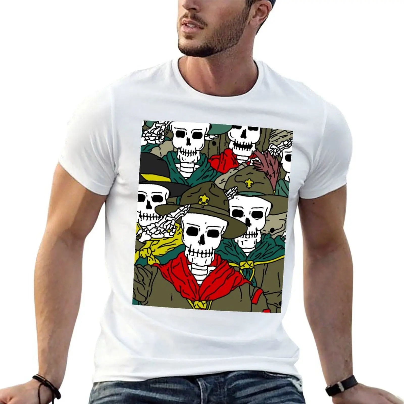 T-shirt A Scout Has Unity (Norman Rockwell Cover) en coton pour homme, t-shirt doux en coton pour homme