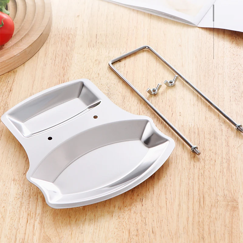 ステンレス製鍋蓋ラック、取り外し可能なフライパン蓋ホルダー、スパチュラ・スプーンスタンド付き、キッチン整理用