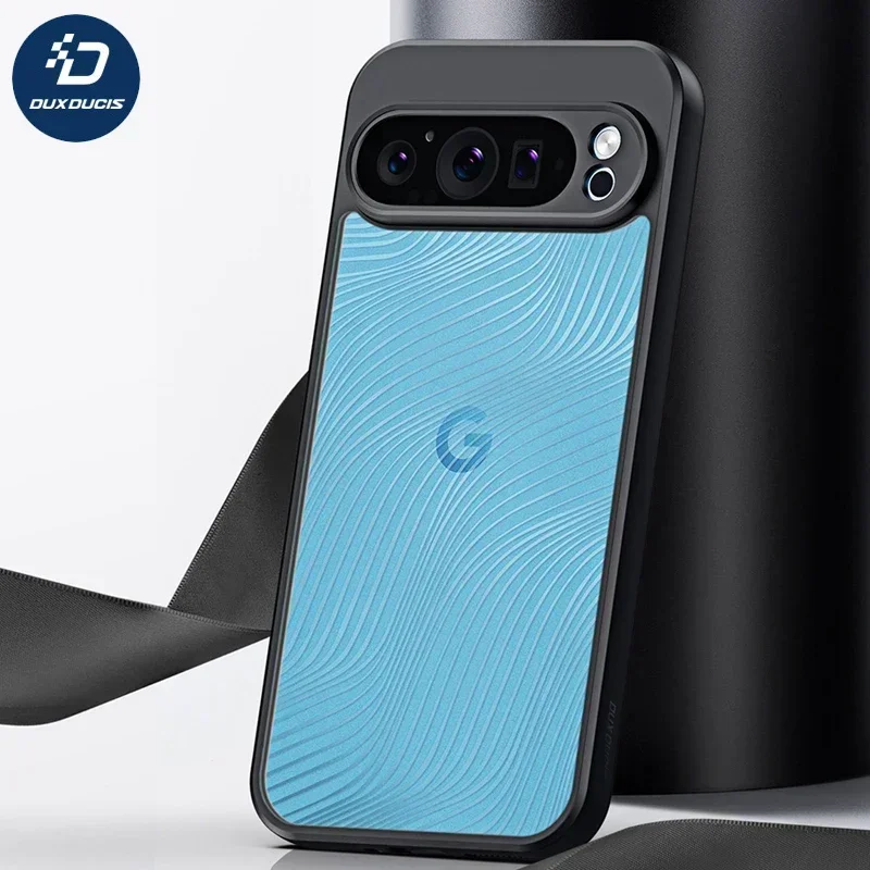 

For Google Pixel 9 Pro XL Case DUX DUCIS Aimo Shockproof PC+TPU Flowing Line Matte Anti-fingerprint Cover for Pixel9 Pro XL