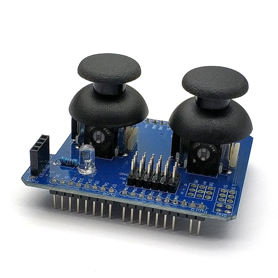 Electronic Building Blocks Dual PS2 Game Joystick Button Module JoyStick Compatible with For UNO R3