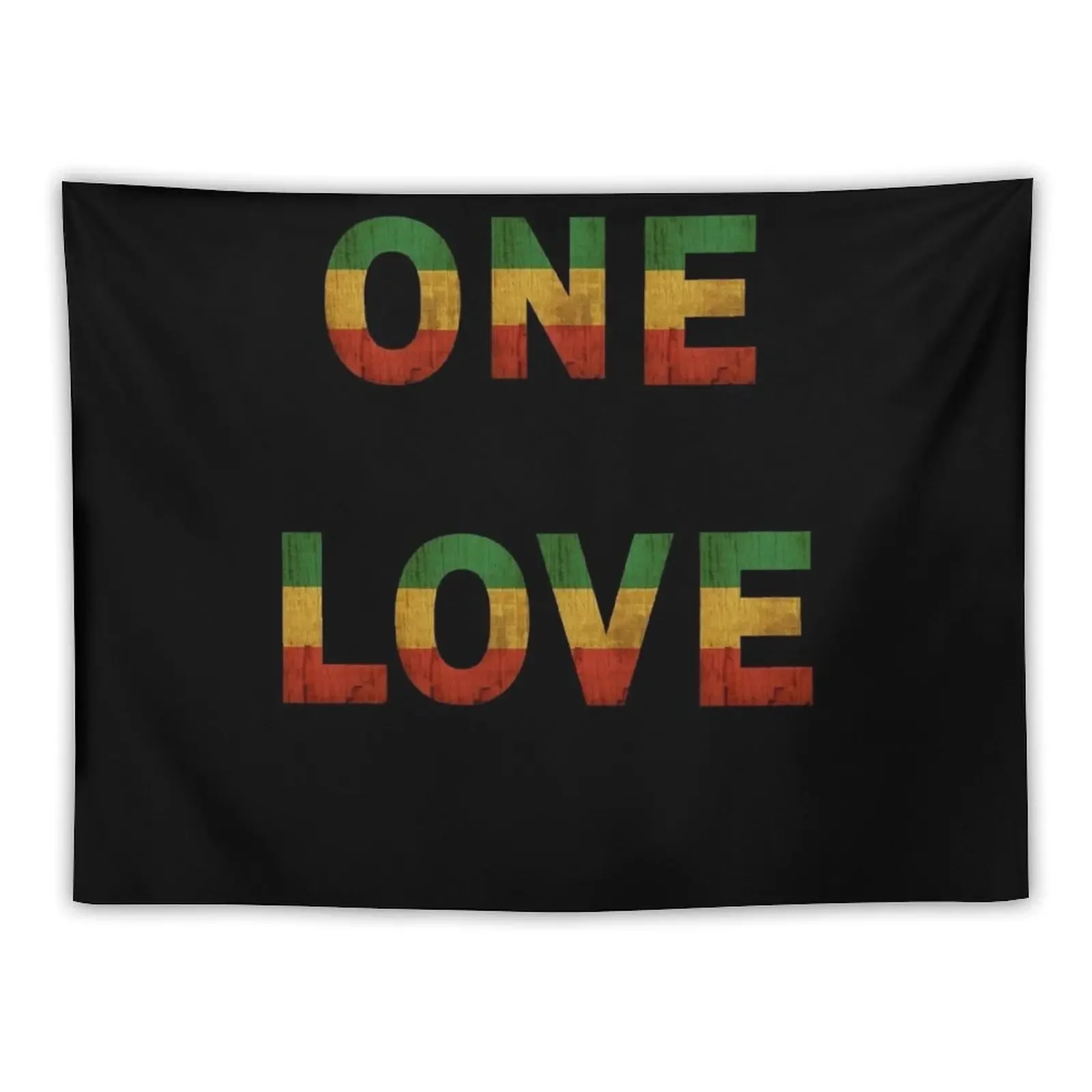 One Love Jamaica Rastafari Reggae T-Shirt & accessories Tapestry Room Decorations Aesthetics Bathroom Decor Decor Home Tapestry