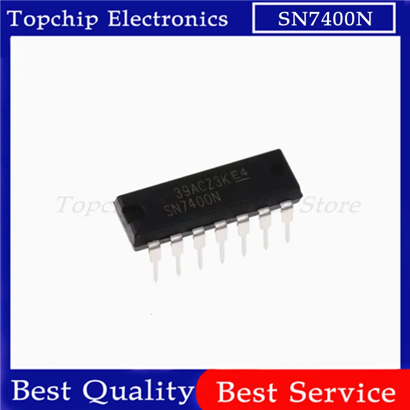 10Pcs Sn7400N Dip-1…