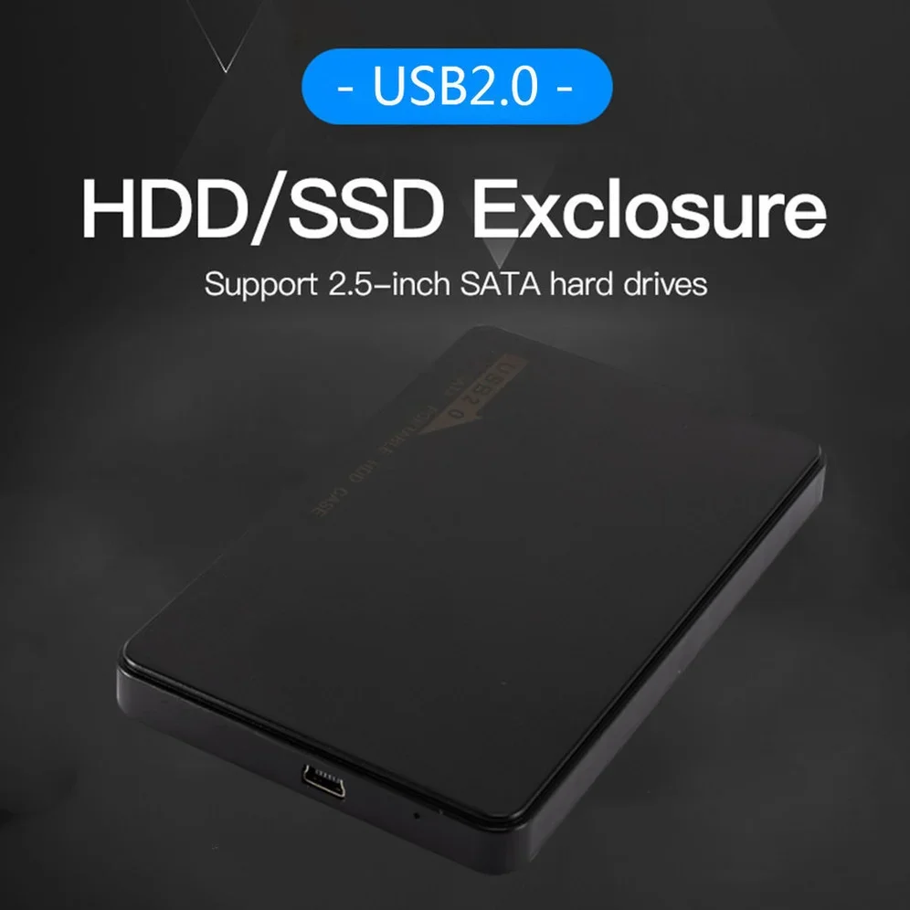 GRWIBEOU SATA to USB 2.0 HDD Enclosure 2.5