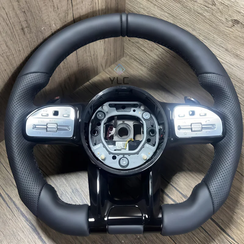 

Leather Car Steering Wheel for Mercedes-Benz AMG W190 C190 W205 C205 W166 W167 W177 W213 W217 C217 W222 W223 AMG