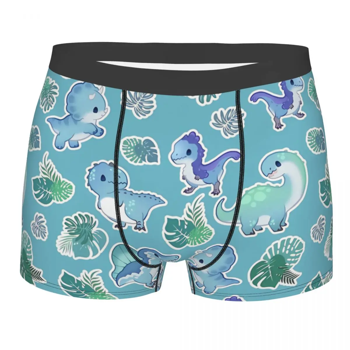 

Blue Dinosaurs Men Boxer Briefs Underpants Highly Breathable High Quality Sexy Shorts Gift Idea