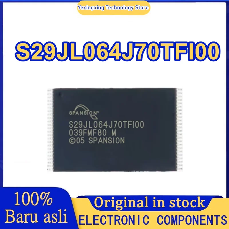 5PCS S29JL064J70TFI00 S29JL064J70TF100 TSOP48 IC chipset New in stock