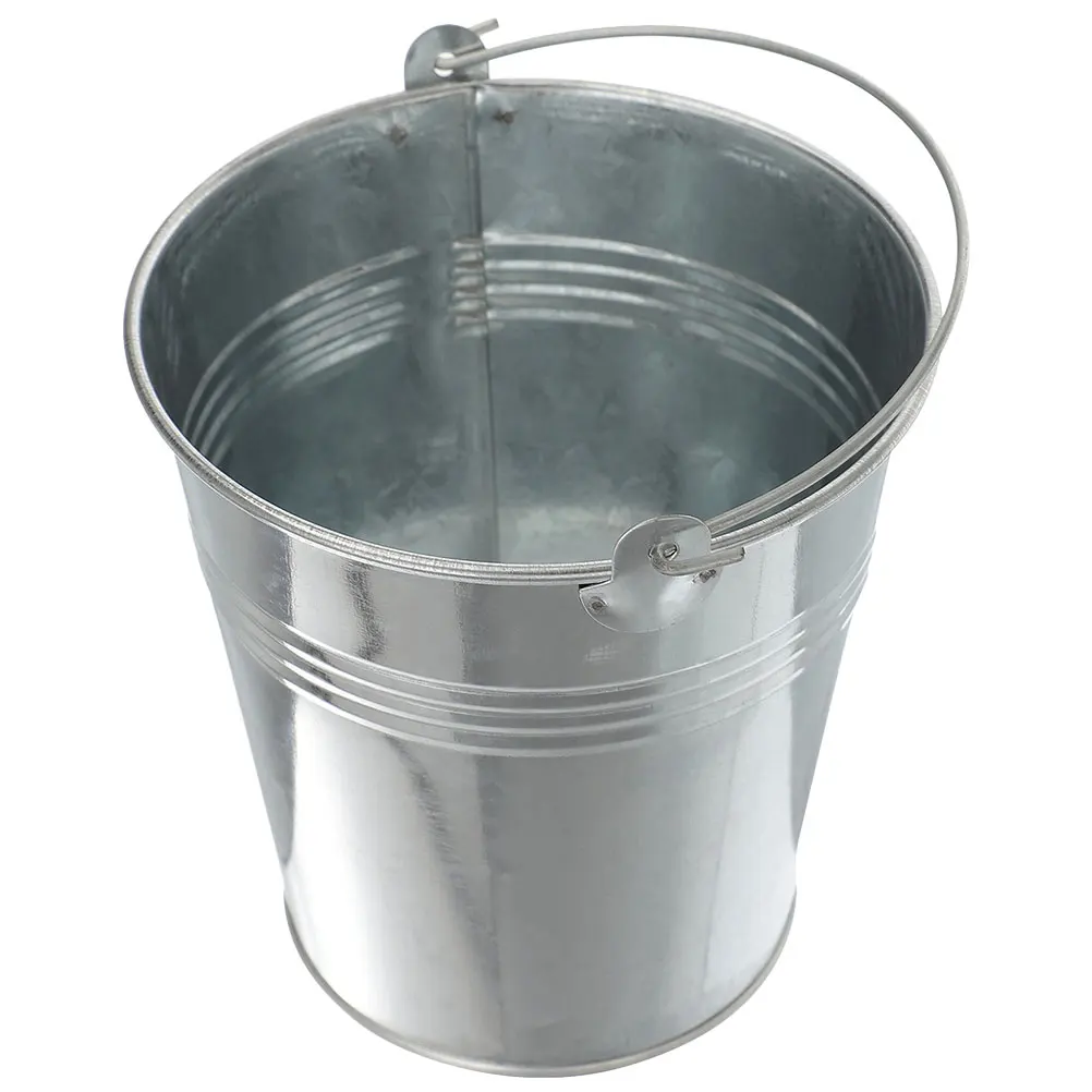 

Fries Ice Bucket French Buckets Serving Mini Small Food Basket Tin Tiny Snack Silver for Party Child