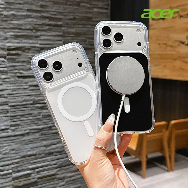 

Acer Magnetic Phone Case Ultra-Thin Cool Scratch Resistant Anti-Fingerprint Fashion Drop Protective Cover For iPhone 17 Pro Max