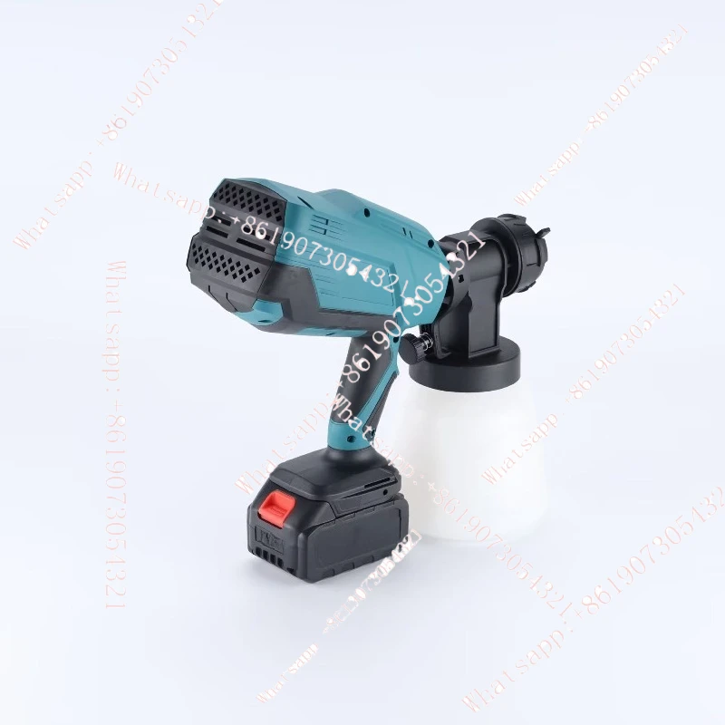 

Lithium battery electric paint gun charging high atomization paint spray gun latex paint spraying suitable