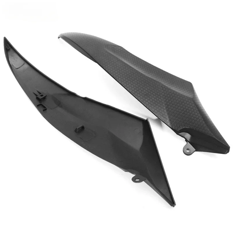 Pair Motorcycle ABS Black Tank Side Covers Panels Decorative Cover Fairing Fit For Yamaha YZFR6 YZF R6 YZF-R6 2006 2007 image 6